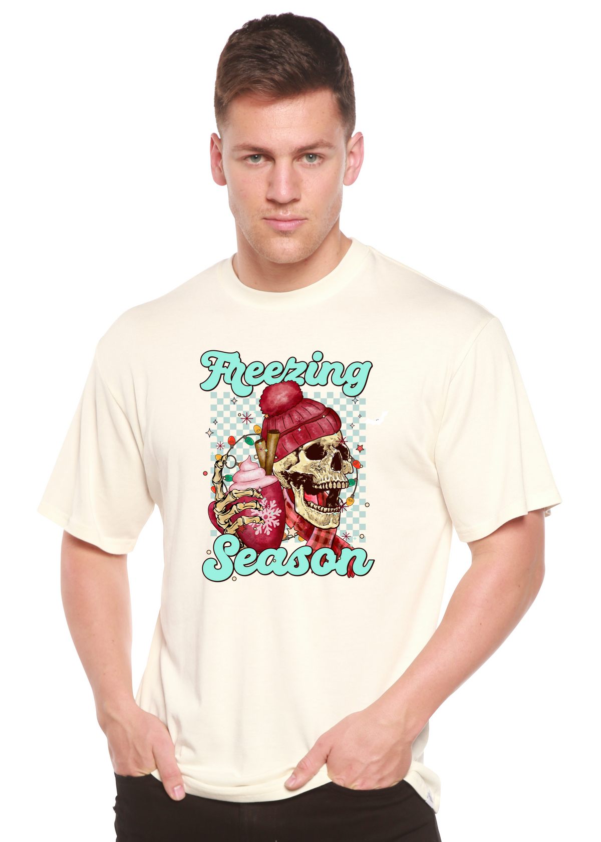 Freezing Season Unisex Bamboo Viscose/Organic Cotton Short Sleeve Graphic T-Shirt