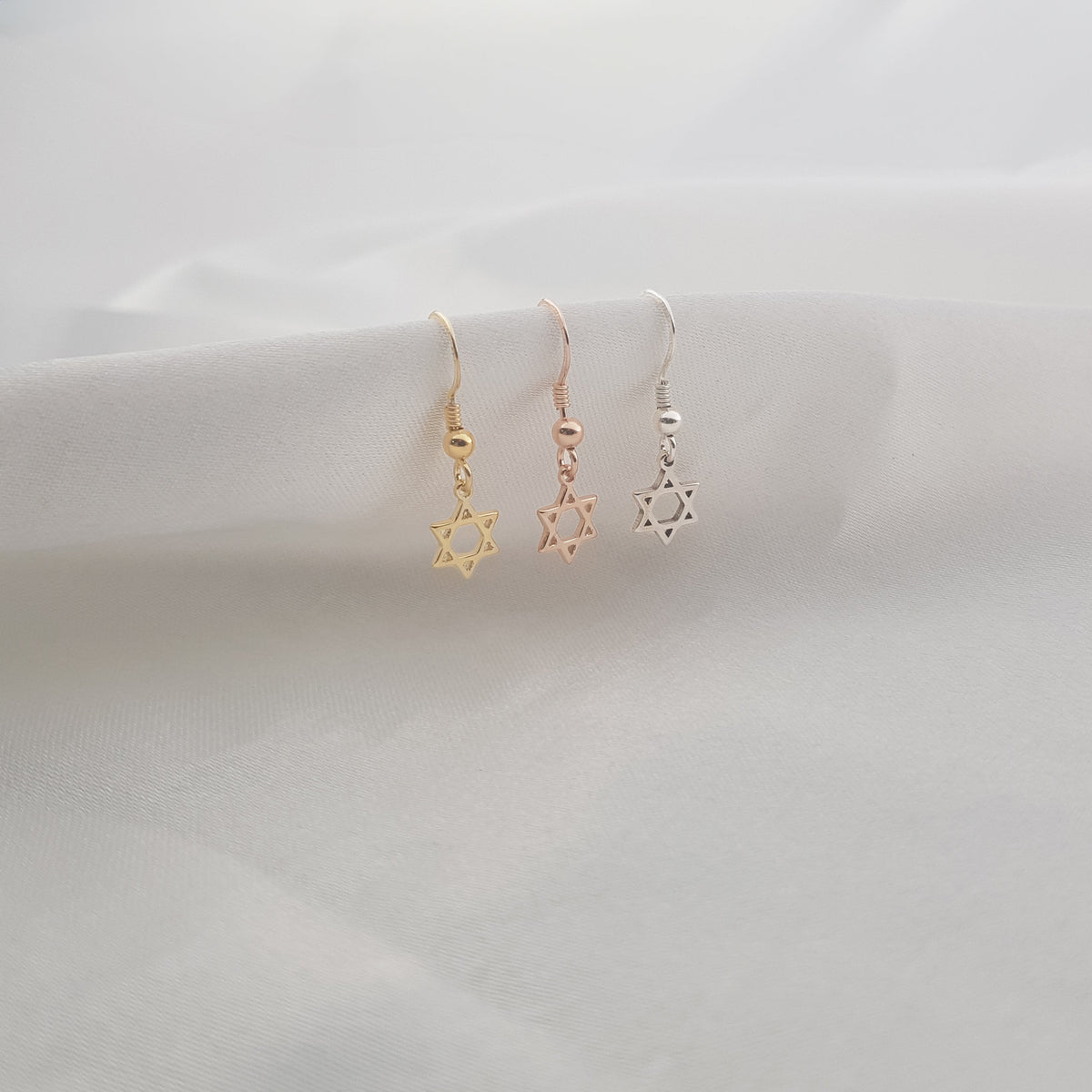 Magen David Dangle Earrings (Pair)