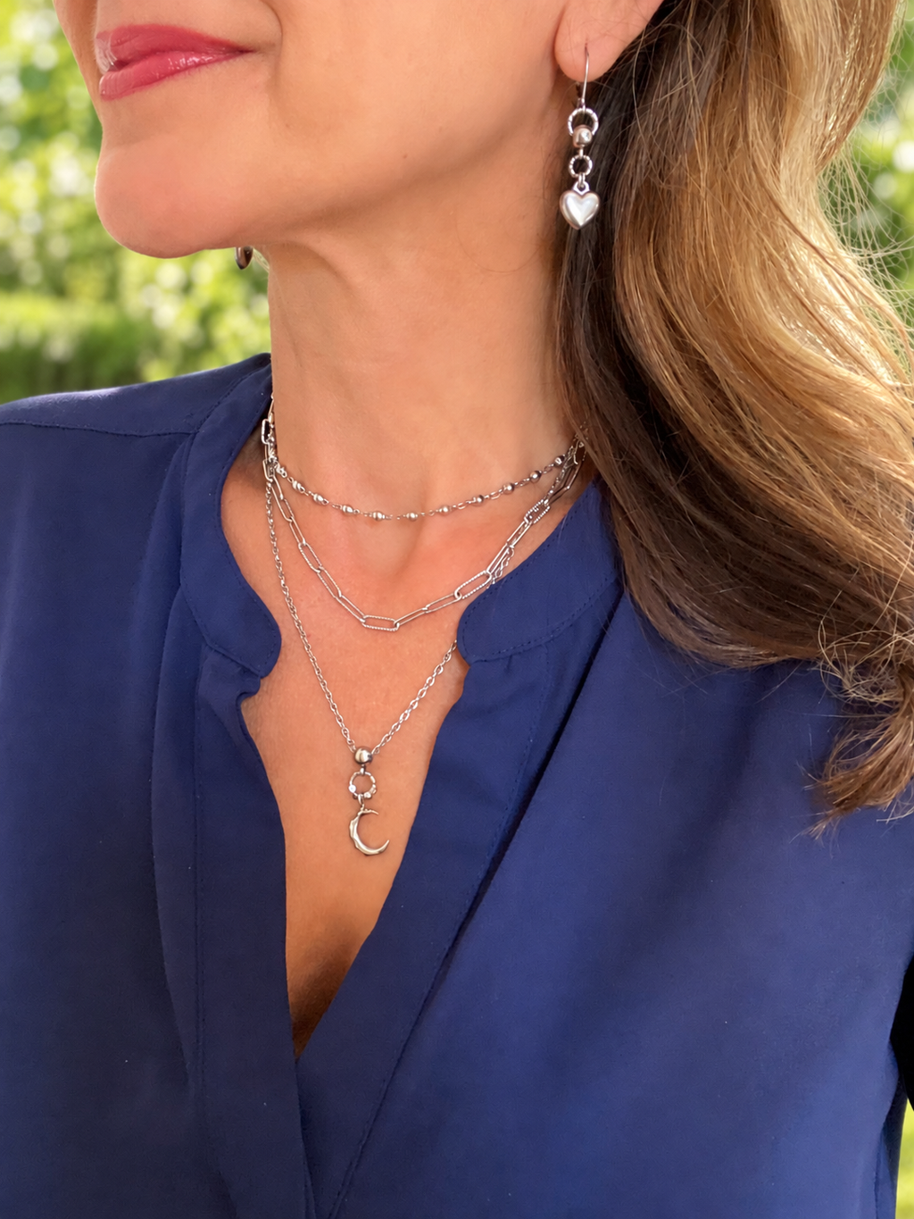 Tiny Moon Necklace