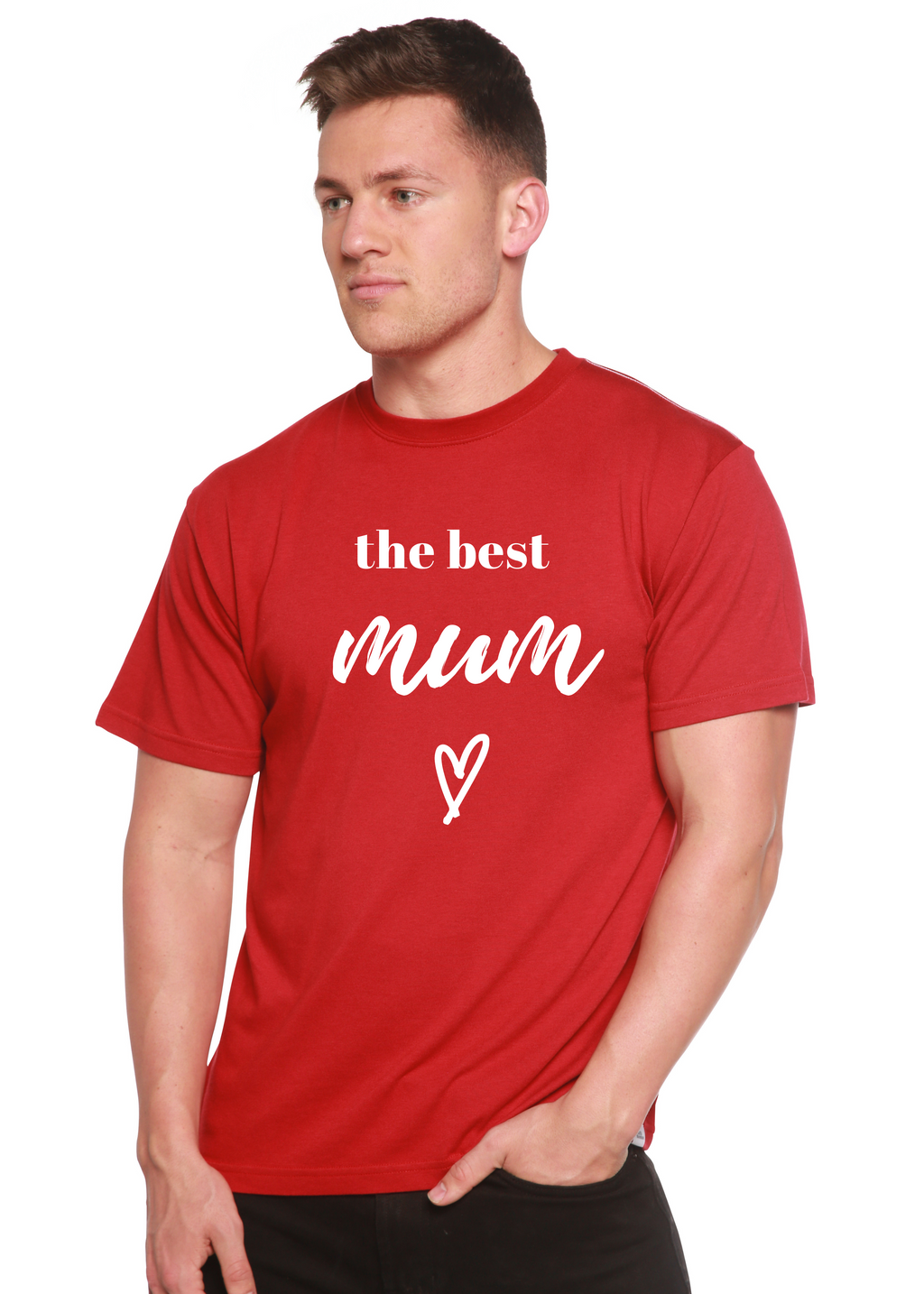 The Best Mum Unisex Bamboo Viscose/Organic Cotton Short Sleeve Graphic T-Shirt