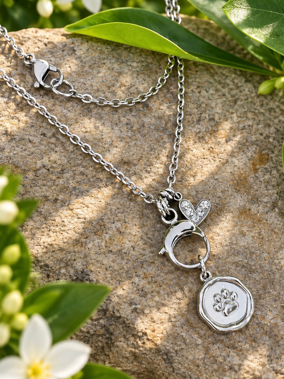 Paw Print Necklace