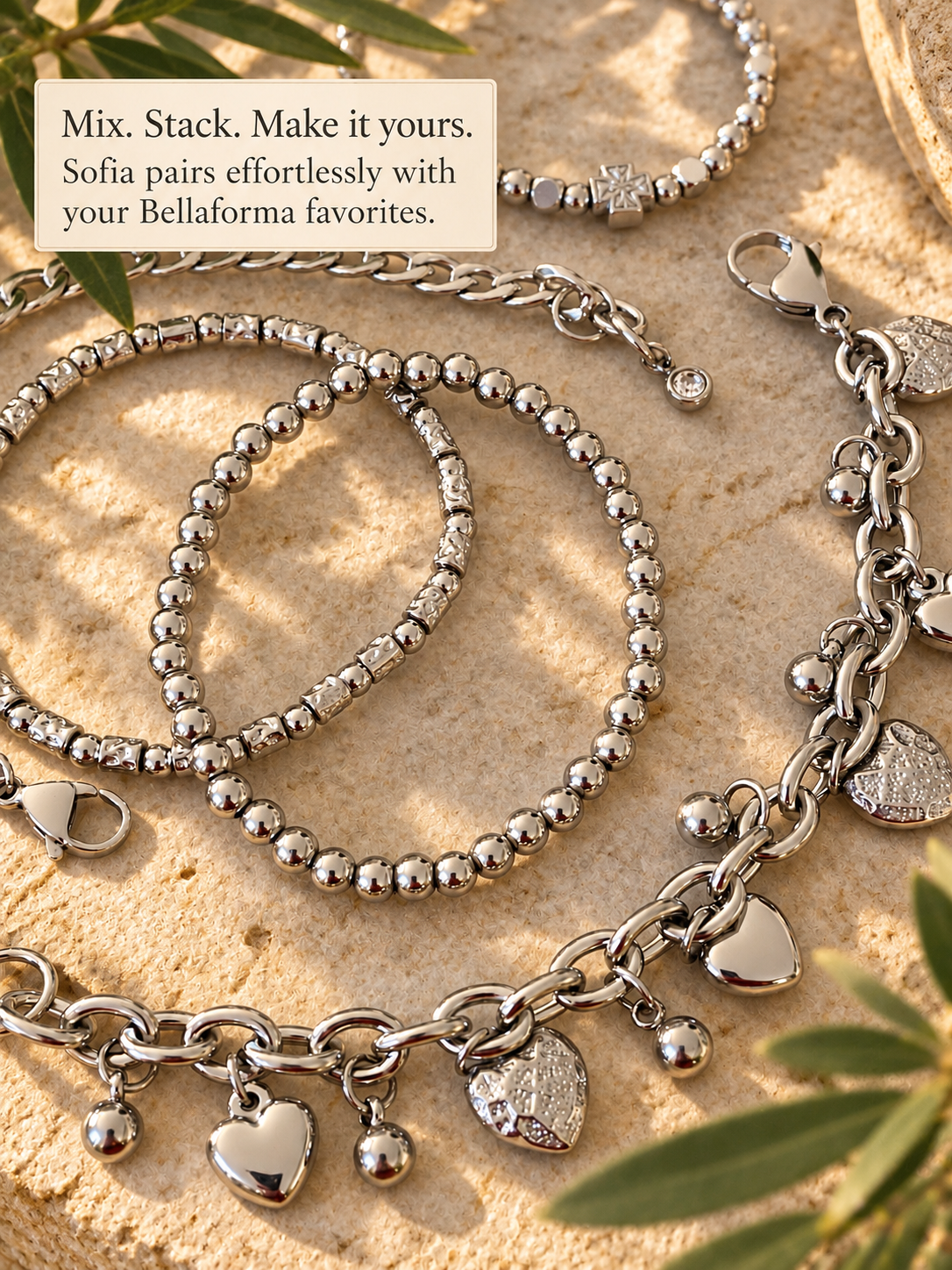 Sofia Heart Bracelet