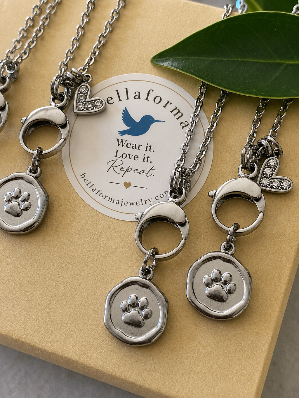 Paw Print Necklace