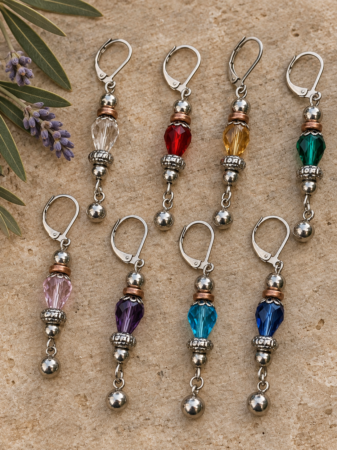 Silver Spice Earrings