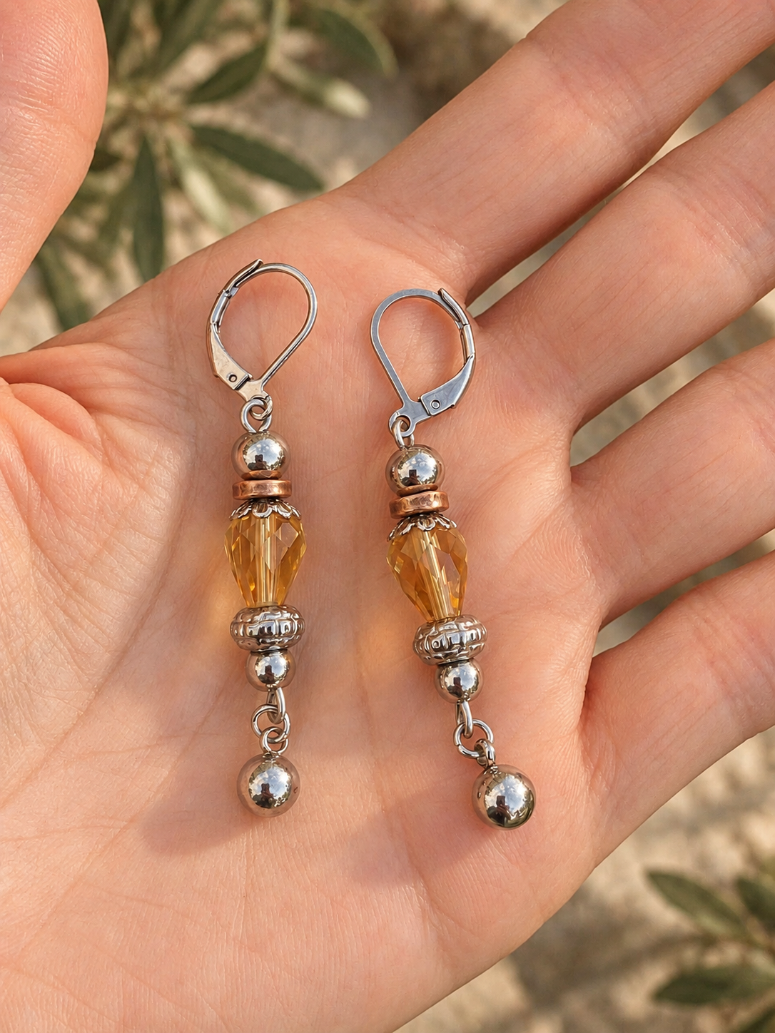 Silver Spice Earrings