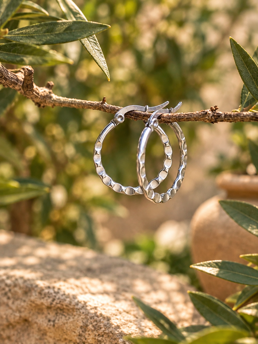 Hammered Hoops