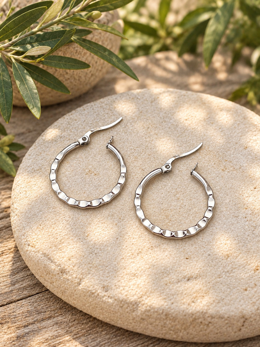 Hammered Hoops
