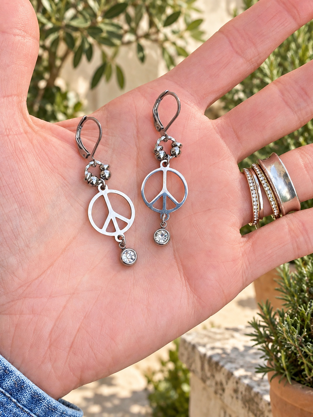 Peace Earrings