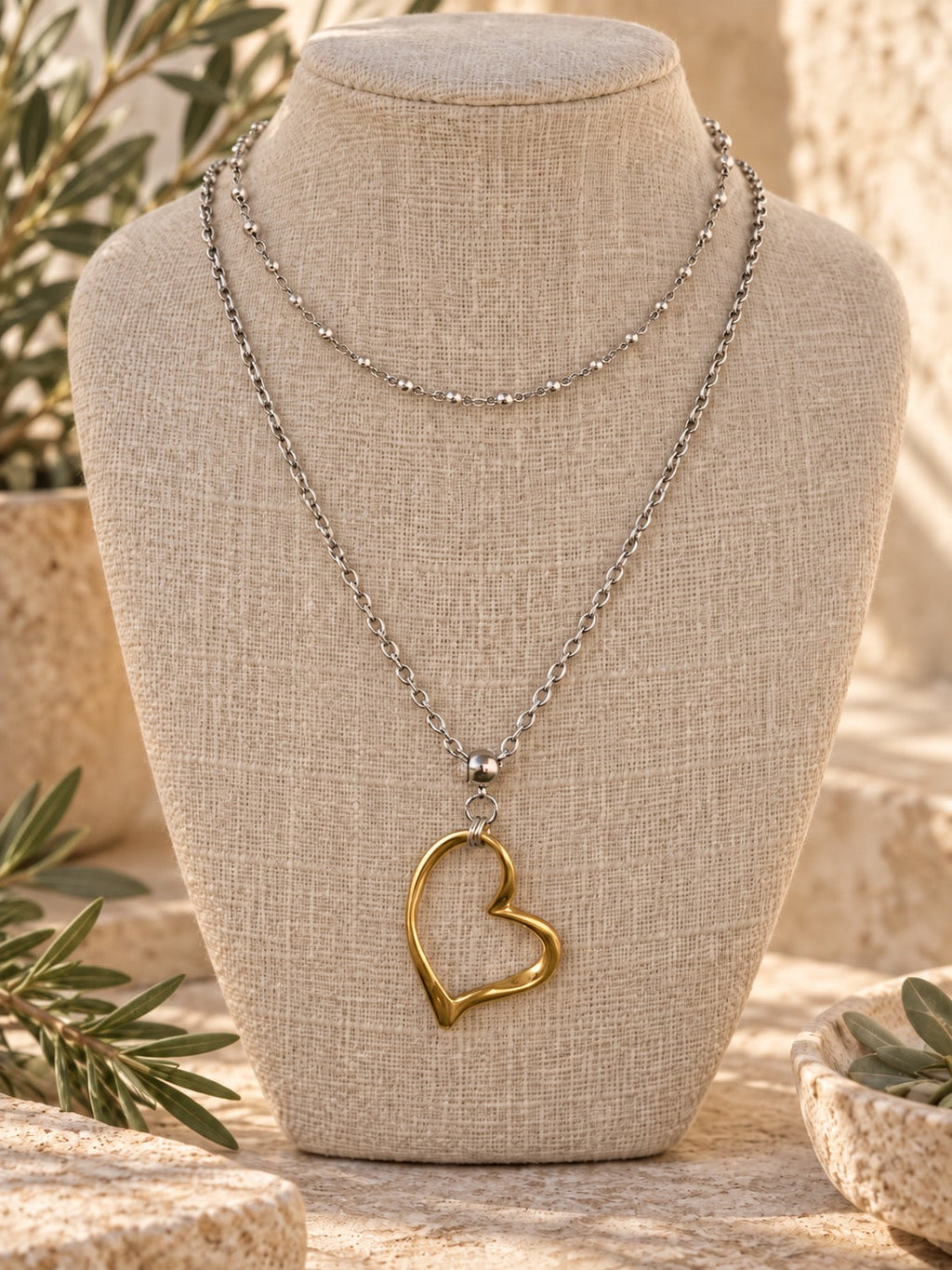 Whimsical Heart Necklace