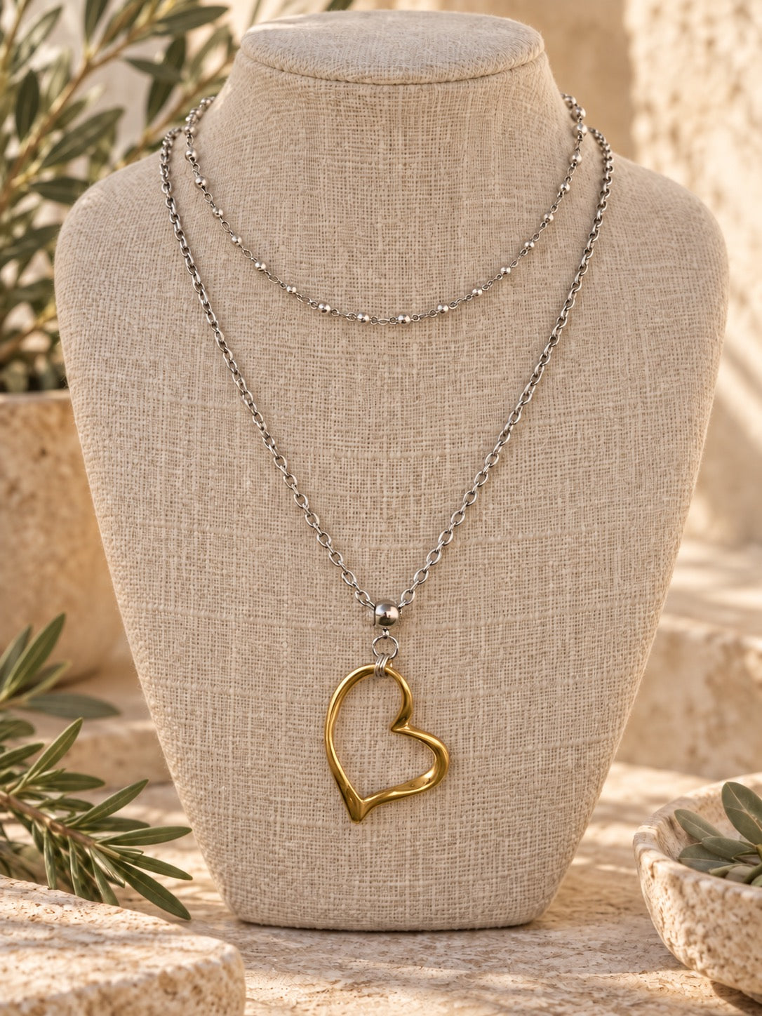 Whimsical Heart Necklace