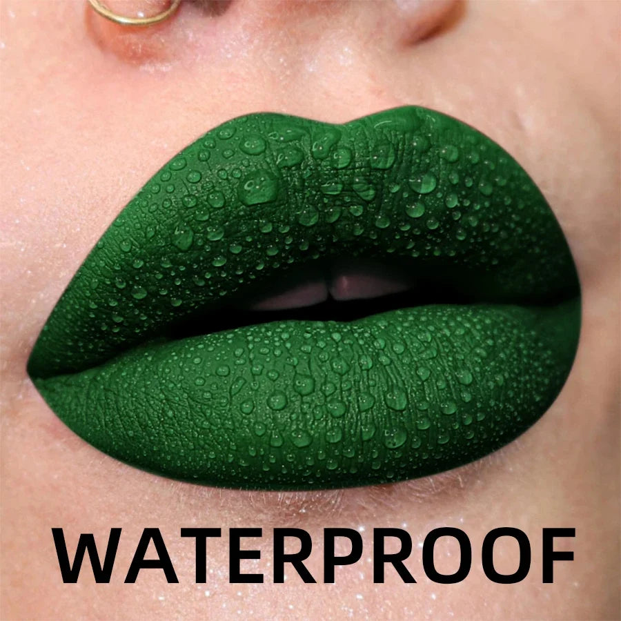 Matte Velvet Lip Gloss - Waterproof Liquid Lipstick (19 Colors)