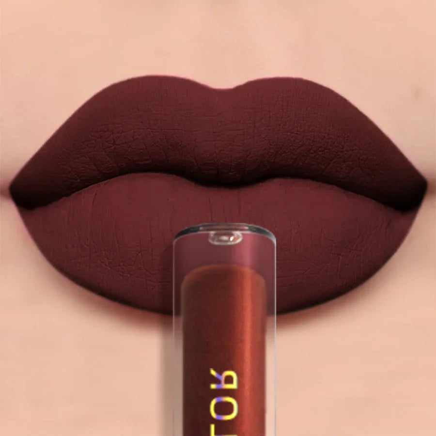 Matte Velvet Lip Gloss - Waterproof Liquid Lipstick (19 Colors)