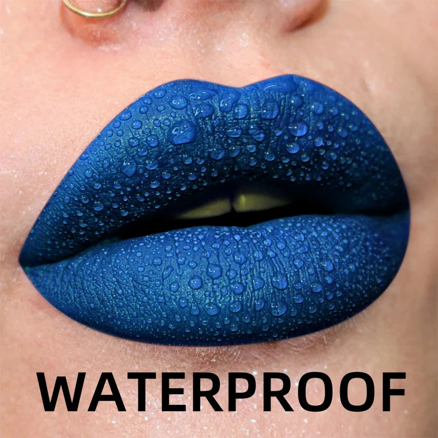 Matte Velvet Lip Gloss - Waterproof Liquid Lipstick (19 Colors)