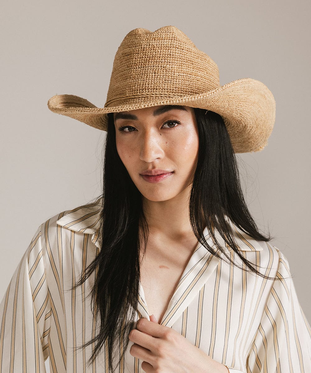 Ames Packable Straw Cowboy Hat